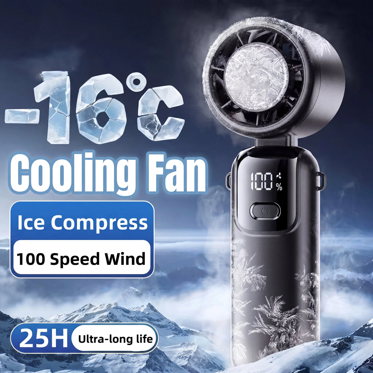 Ventilador Turbo Portátil 3 em 1 