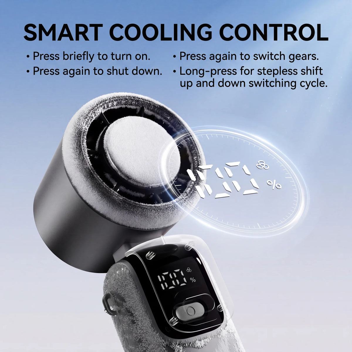 Ventilador Turbo Portátil 3 em 1 