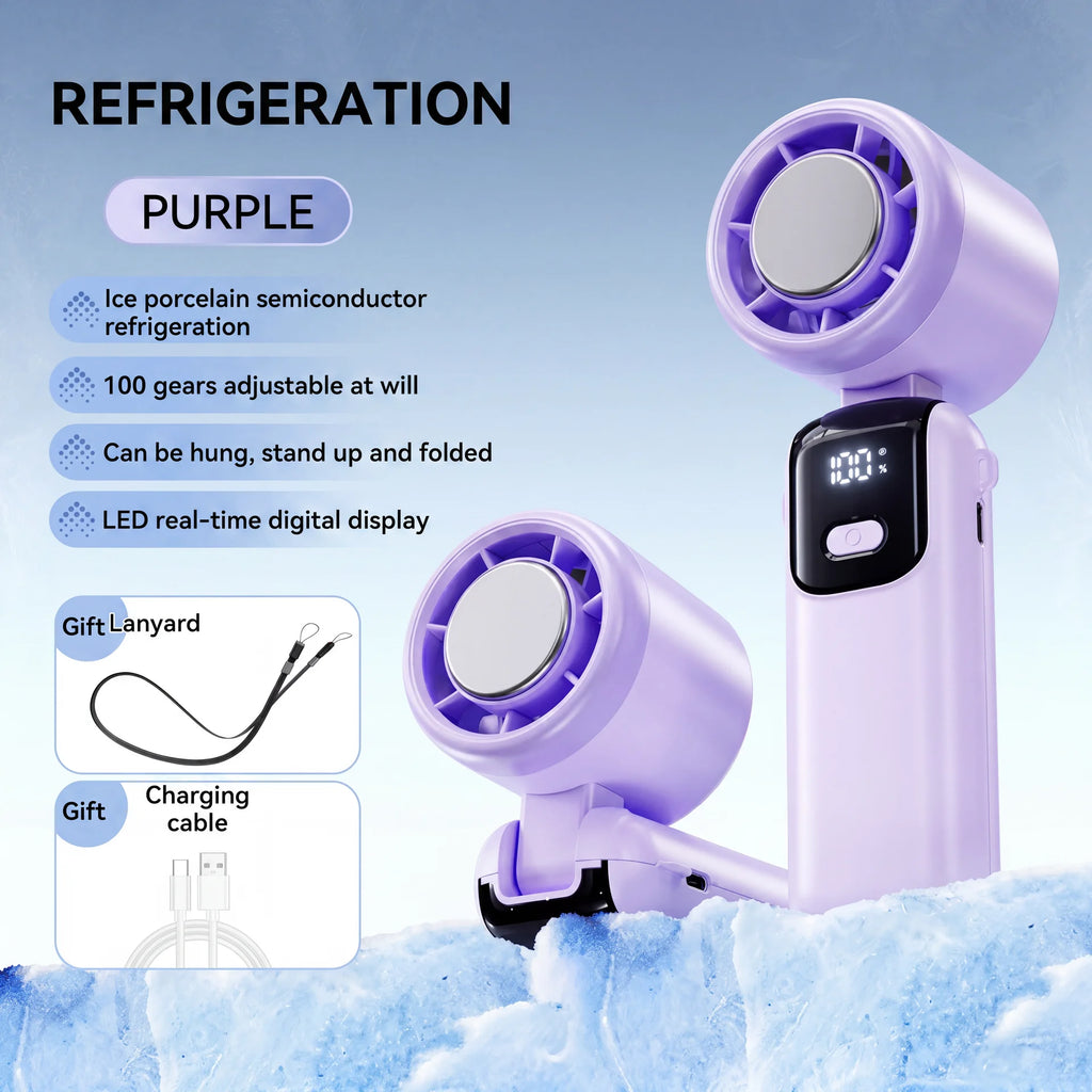 Ventilador Turbo Portátil 3 em 1 